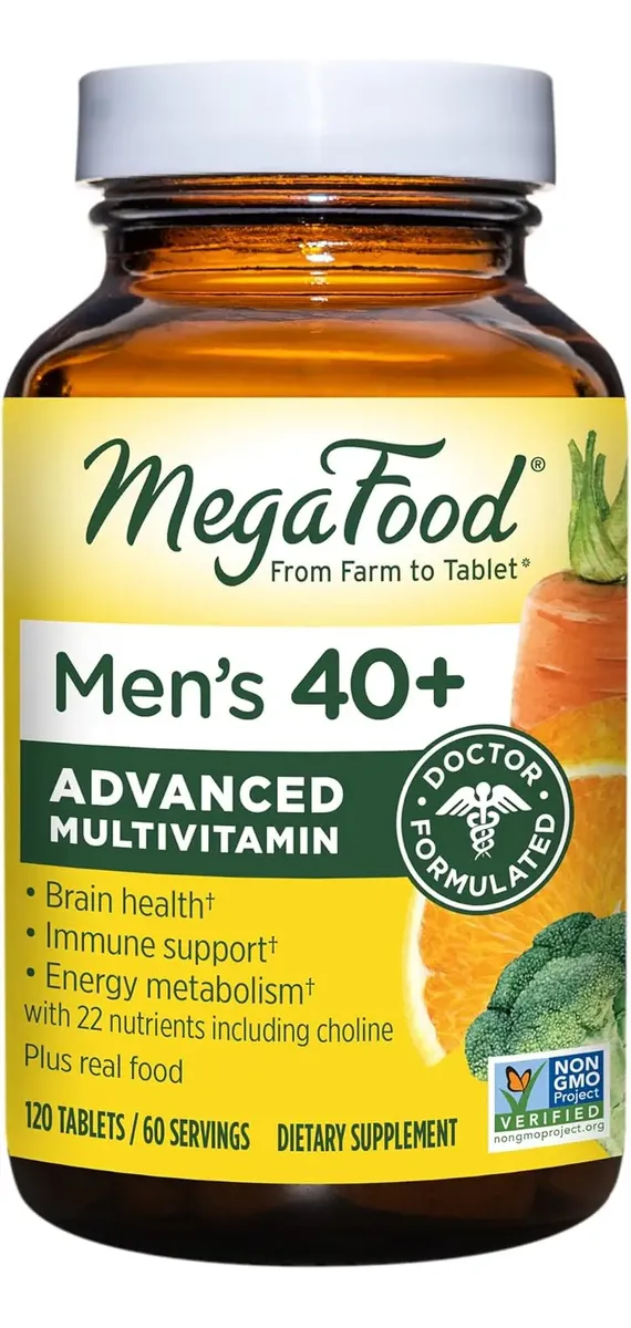 MEGAFOOD MEN'S 40+ ADVANCE MULTIVITAMIN